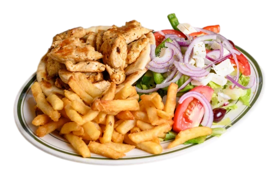 Chicken Souvlaki Sandwich Deluxe